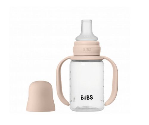 БИБС Поильник пластиковый с силиконовой соской - Blush, 150 мл