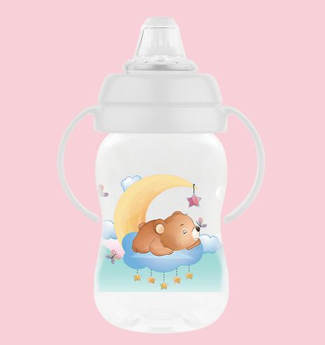 ЛАББИ Поильник-непроливайка just lubby, мягк. нос., от 6 мес, 270 мл, РР