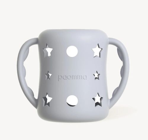 ПАОММА Чехол для стеклянной бутылочки 160 мл, Light Grey /12