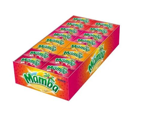 МАМБА Конфеты жевательные, ассорти 26,5гр,
