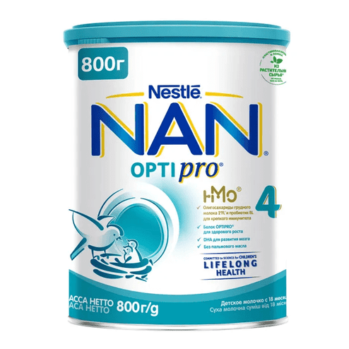 НАН №4 /800г/ Молочко, 18 м+